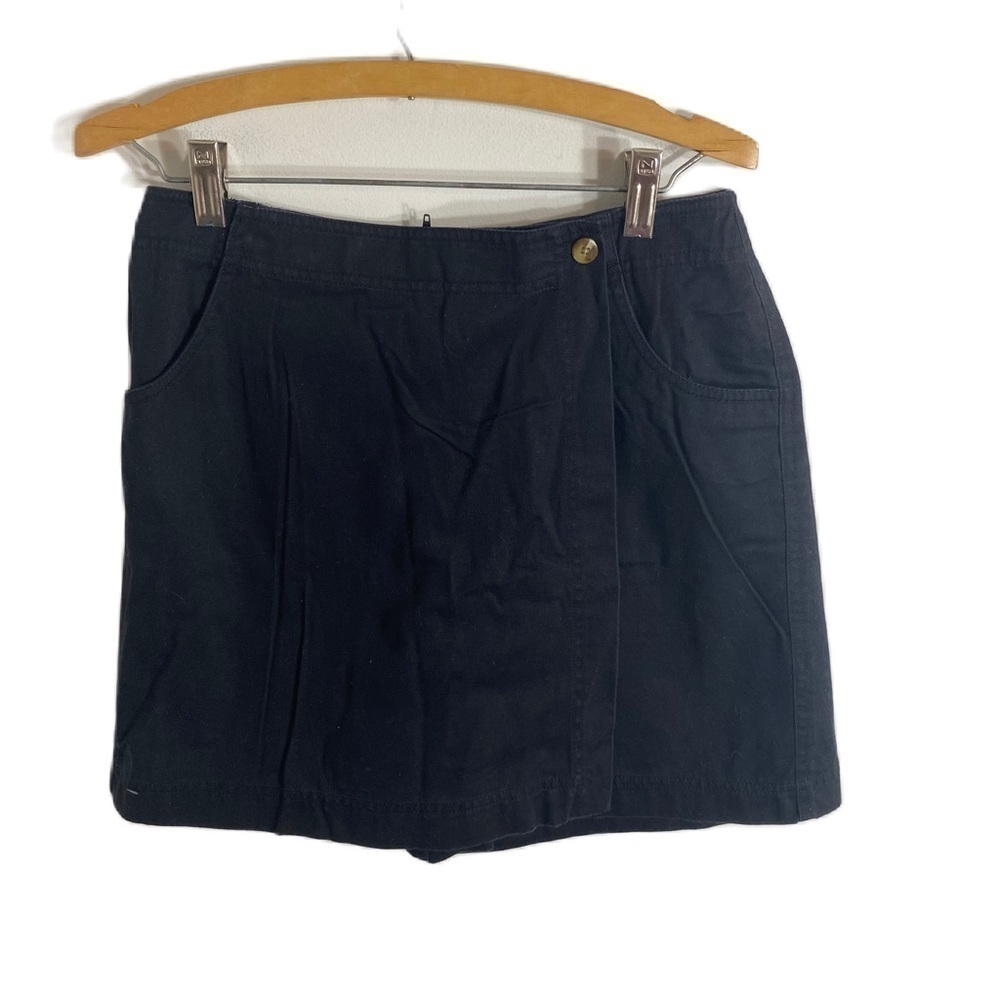 Vintage Rafaella Black Skort 90s Sz 8 Women’s Shorts Skirts